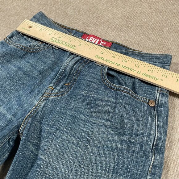 Levis 527 Boot Cut Denim Jeans Boys Size 12 Regular - Picture 12 of 16